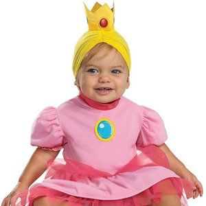 Disguise Girl's Super Mario Bros Infant Princess Peach Costume